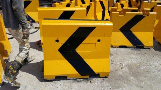 Precast concrete barrier rental Malaysia